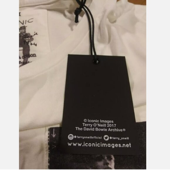 David Bowie by Terry O'Neill Limited Edition #44 Iconic Images Medium T-shirt - Picture 7 of 8